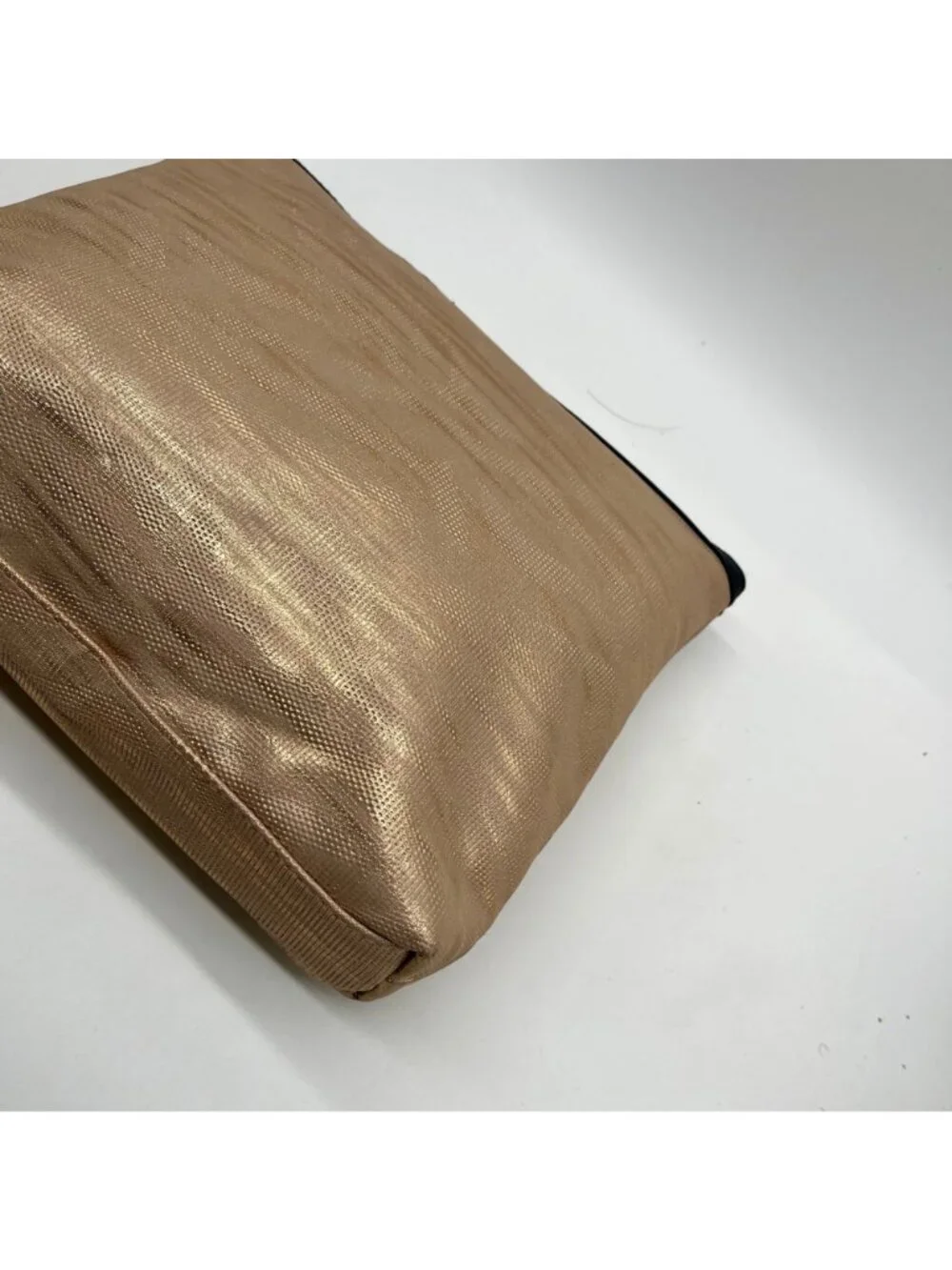 Lancome Gold Metallic Cosmetic Bag